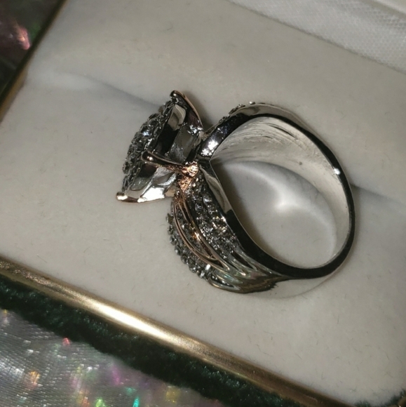 Sophicates Halo Gold Silver CZ Pave Ring - Picture 7 of 12